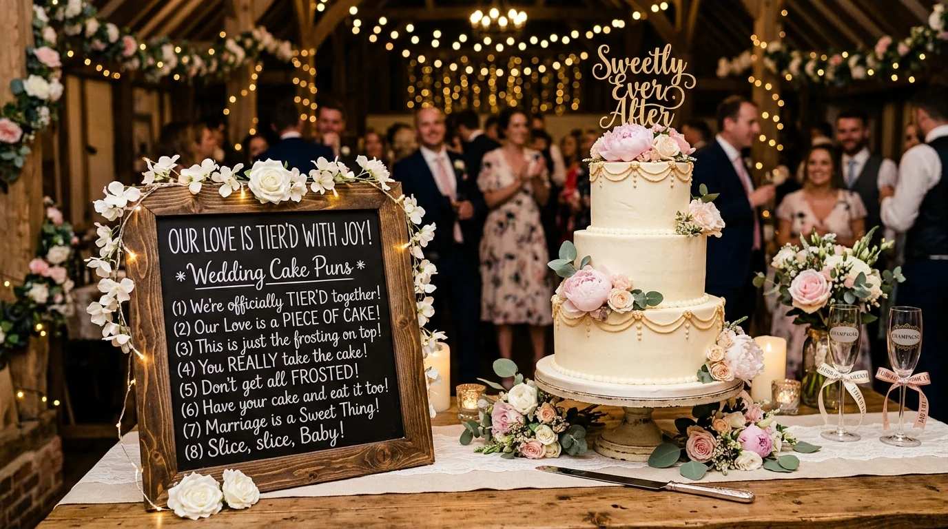 Savage Wedding Cake Puns