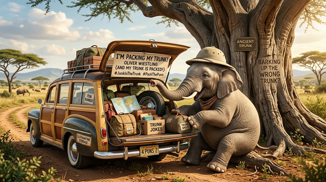 Cheesy Trunk Puns