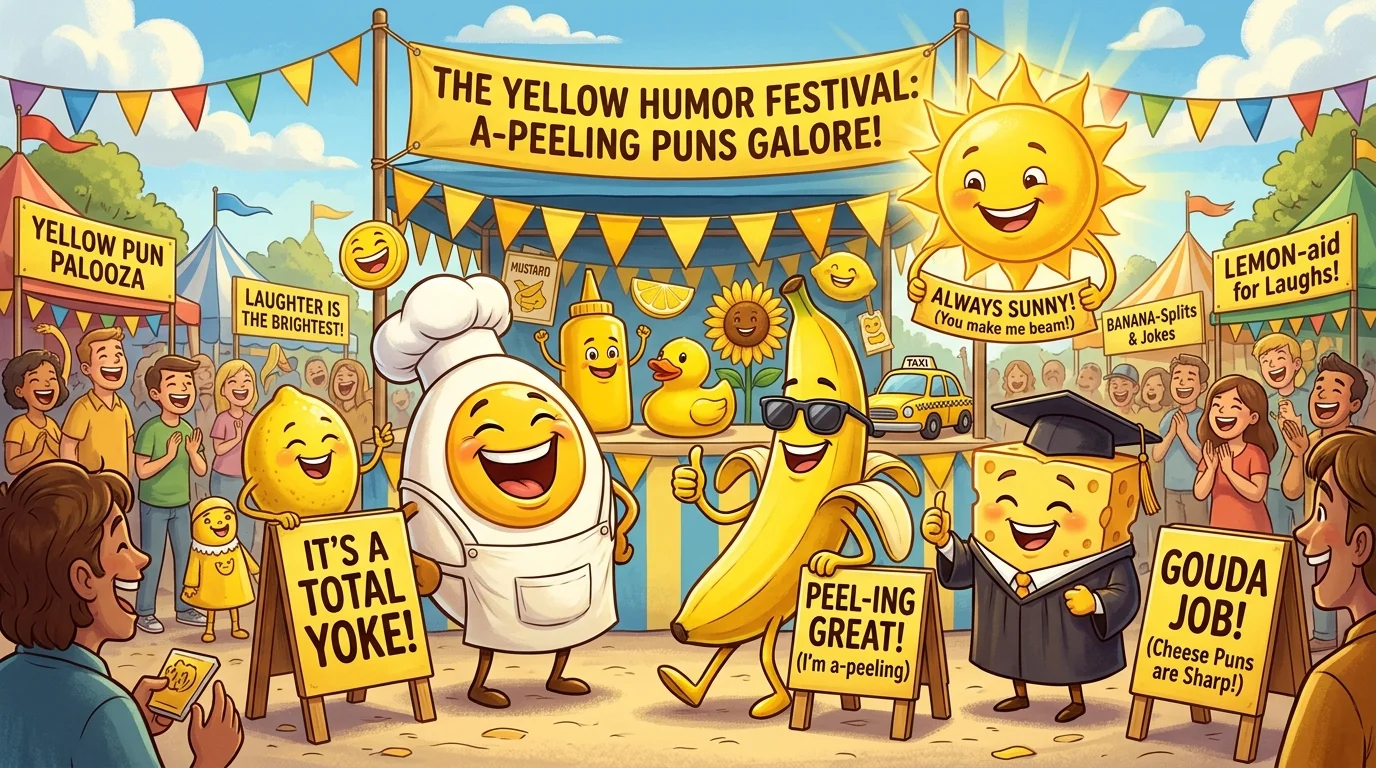 Funny Yellow Color Puns