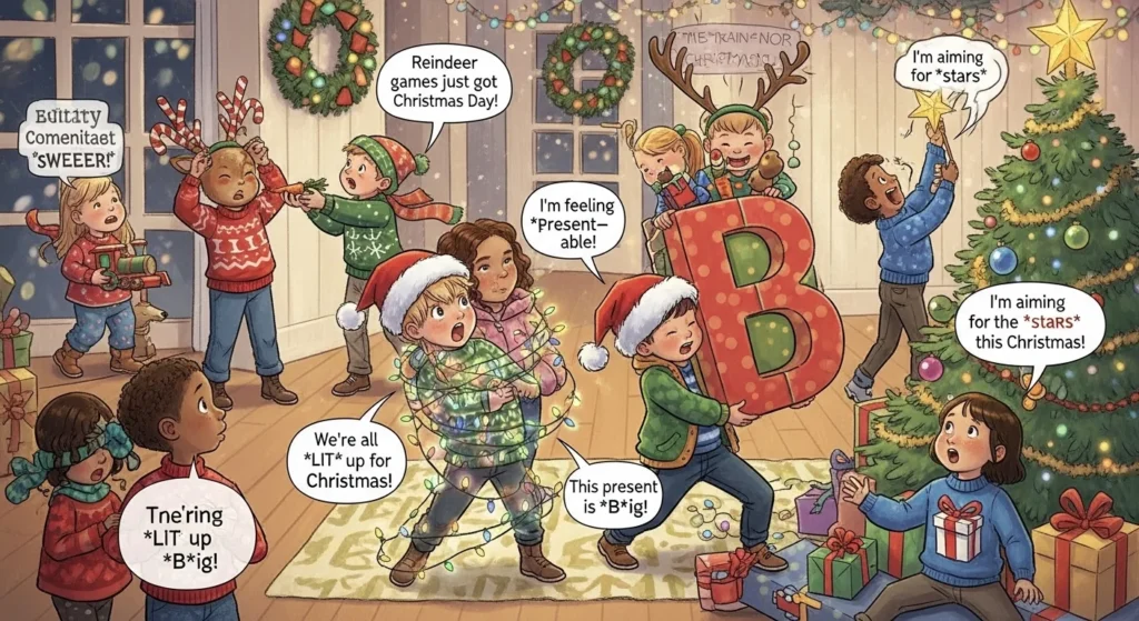 christmas kids puns