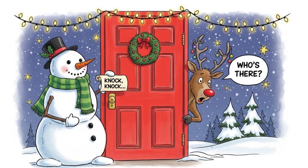 knock knock christmas jokes