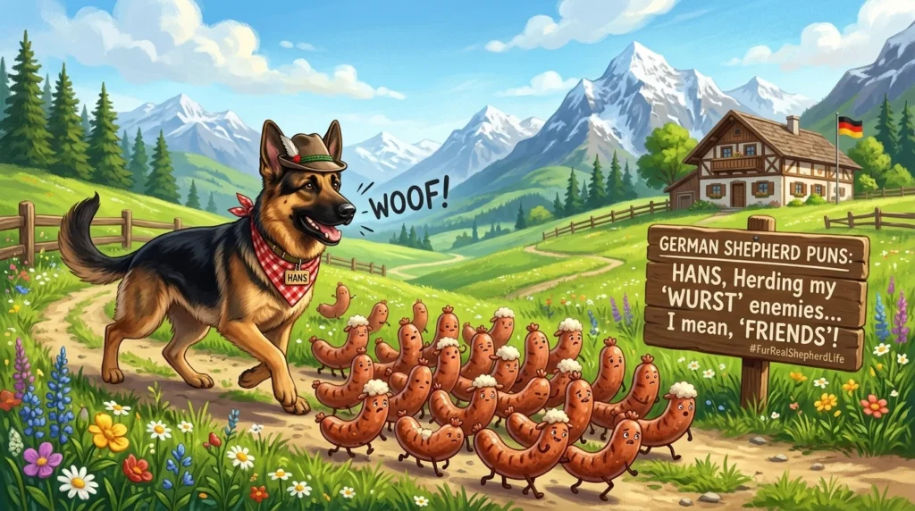 german shepherd puns