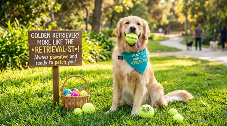 golden retriever puns