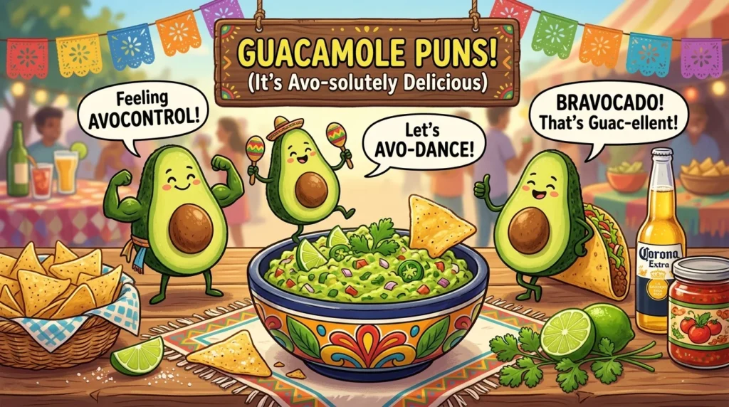 guacamole puns