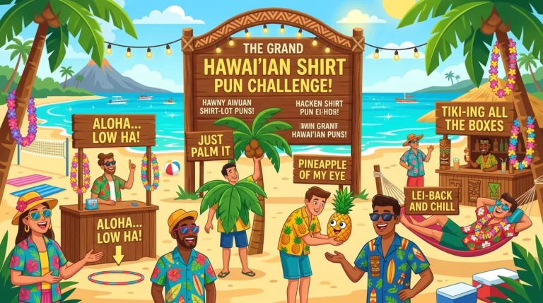 hawaiian shirt puns