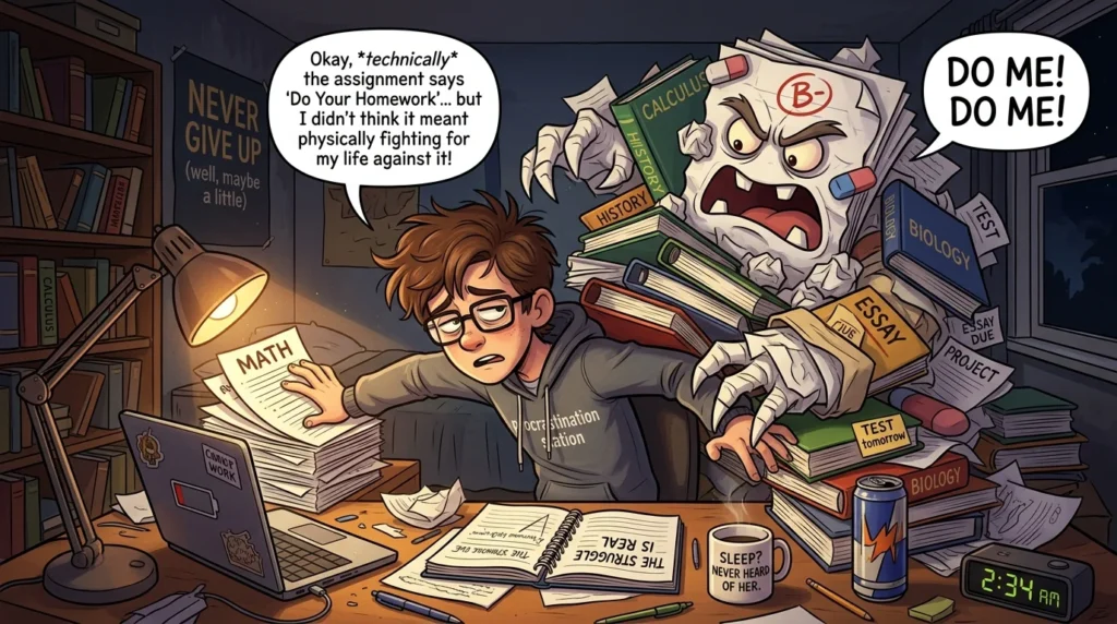 homework jokes