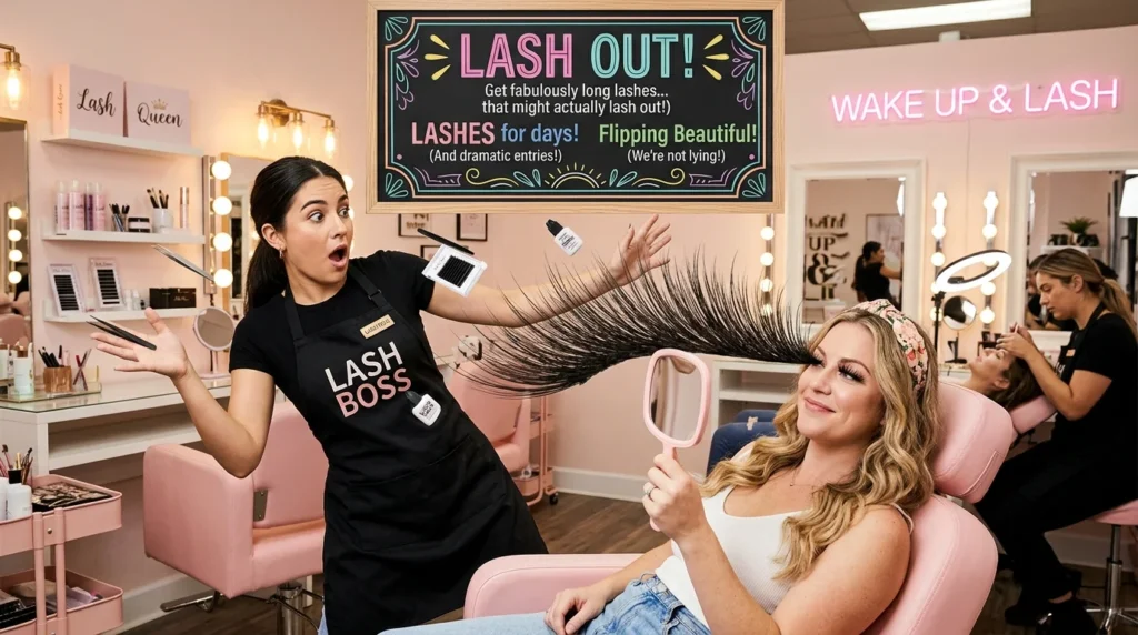 lash puns