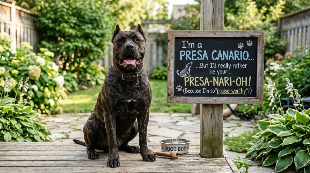 presa canario puns