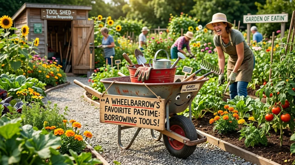 wheelbarrow puns