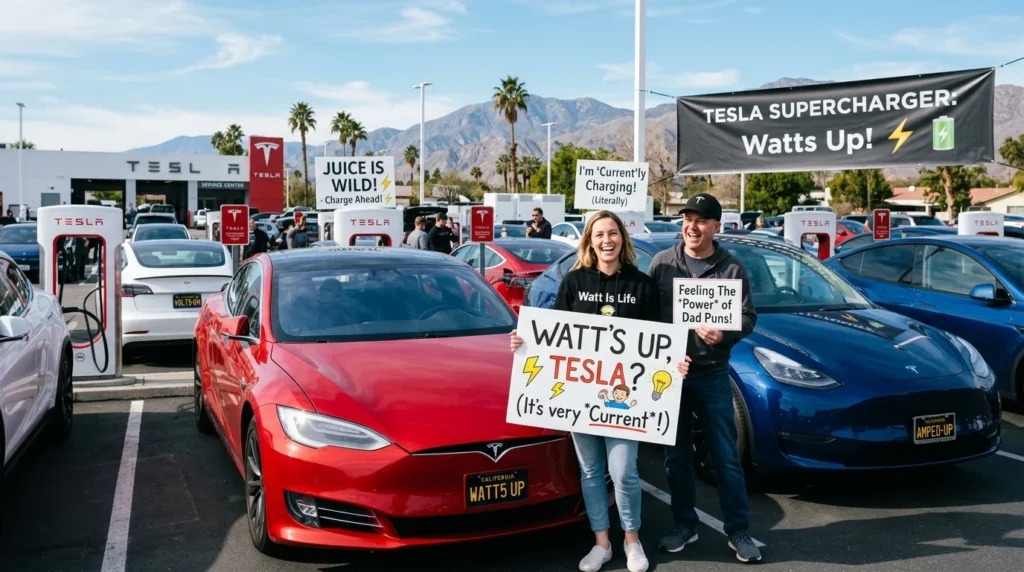 tesla puns