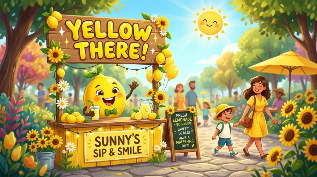 yellow color puns